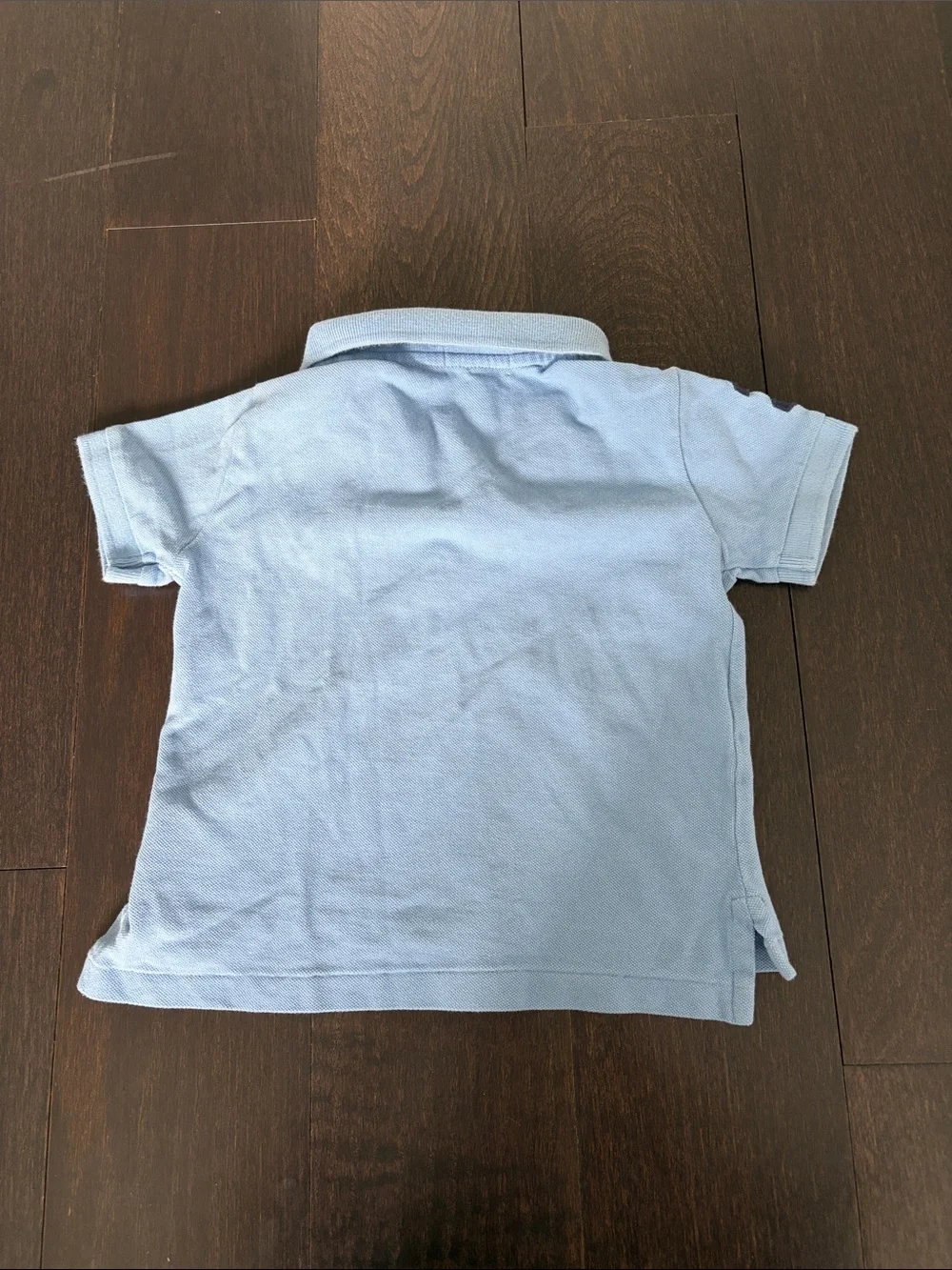 Ralph Lauren Light Blue Toddler Polo with Navy Pony